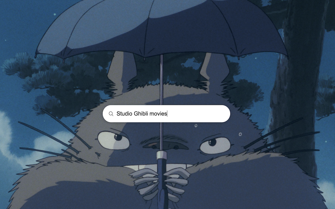 Studio Ghibli Browser Extension